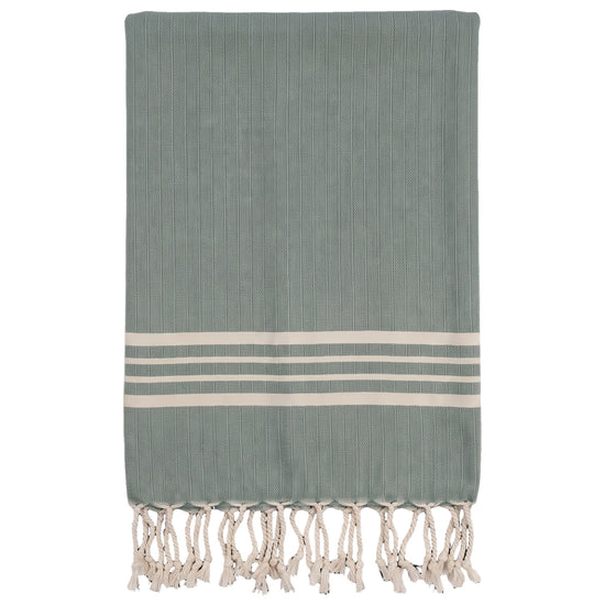 gastendoek Krem Sultan almond green - vrijstaand