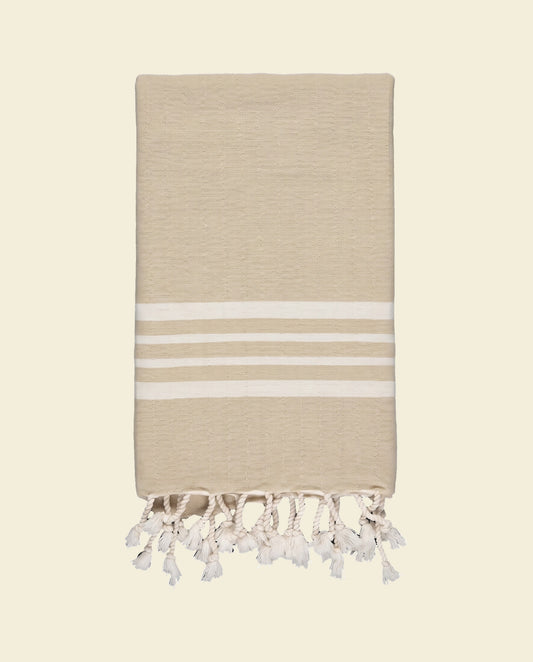 gastendoek Krem Sultan beige - op kleur