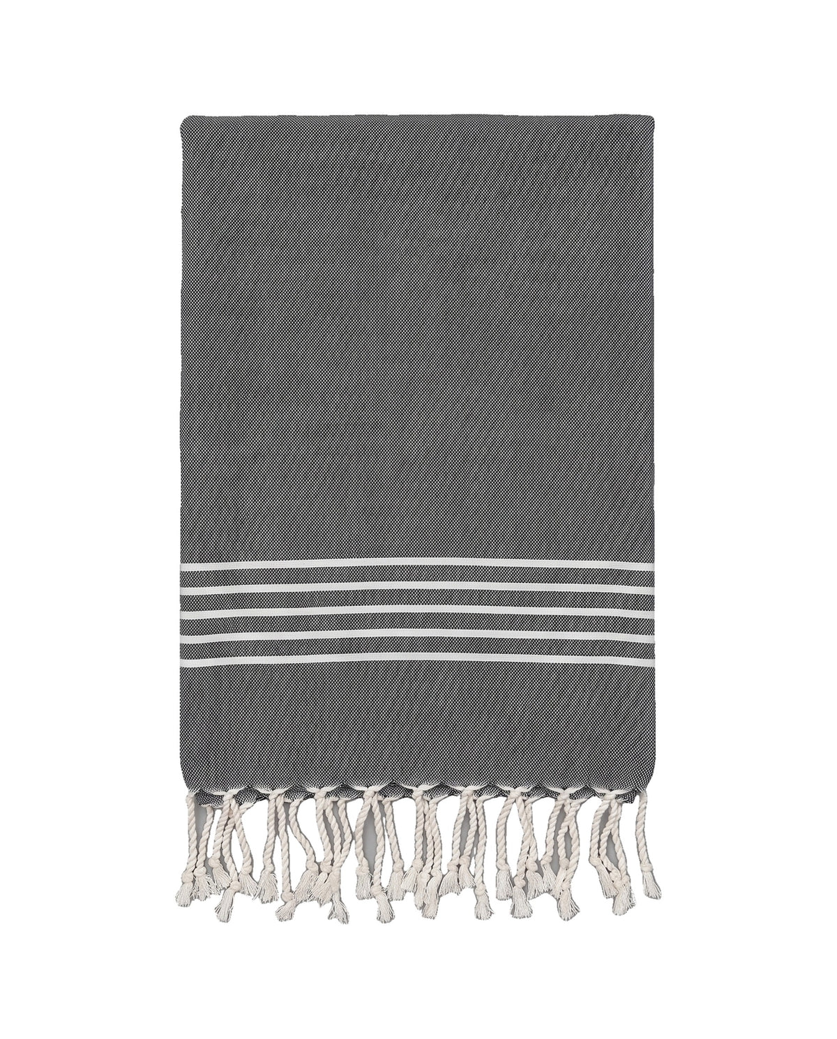 gastendoek Krem Sultan dark grey - vrijstaand