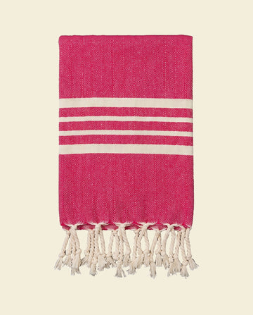 gastendoek Krem Sultan fuchsia