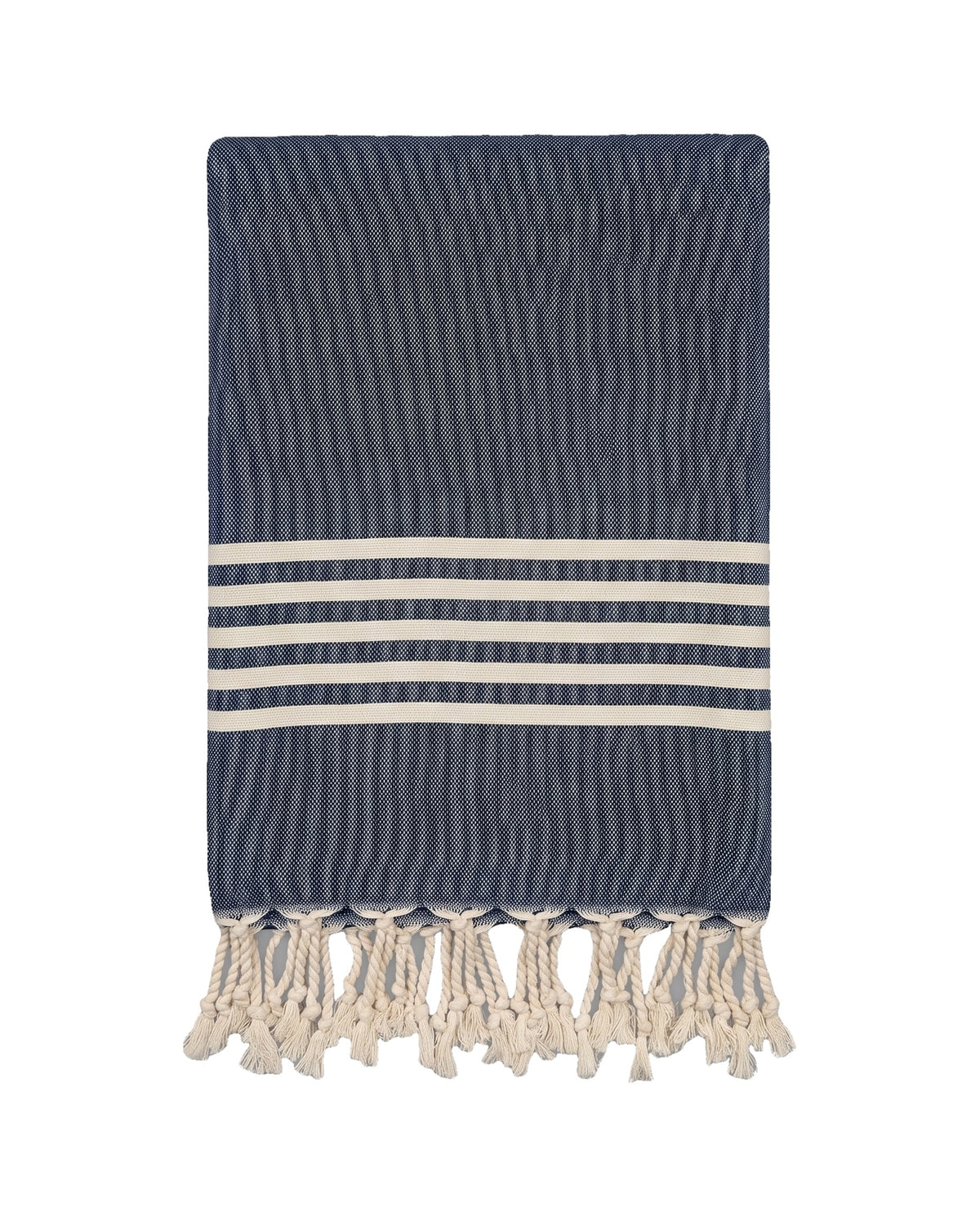gastendoek Krem Sultan navy - vrijstaand