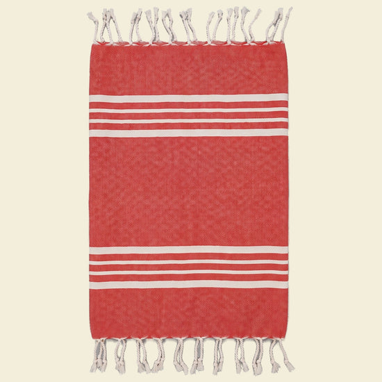 gastendoek Krem Sultan red - op kleur