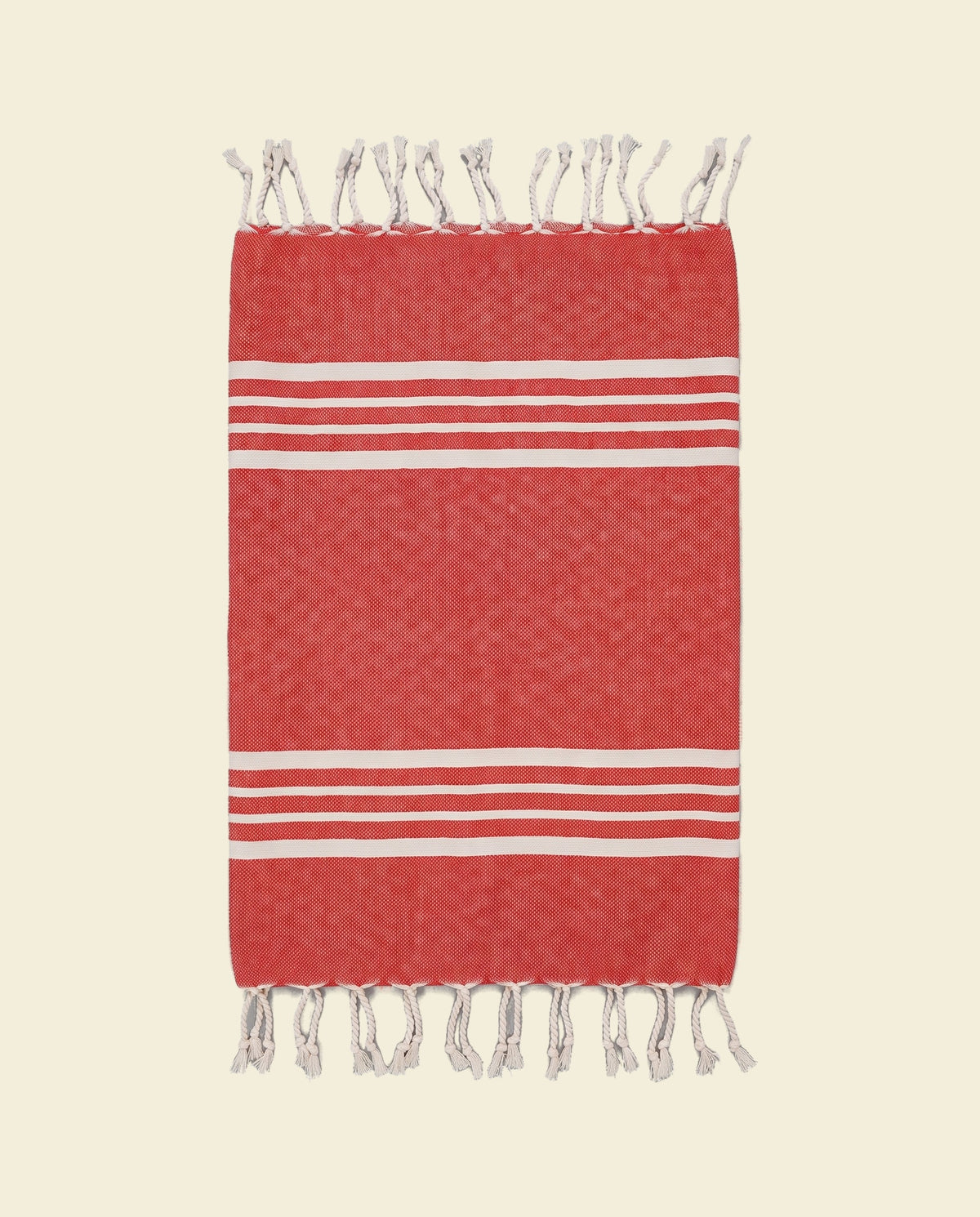 gastendoek Krem Sultan red - op kleur