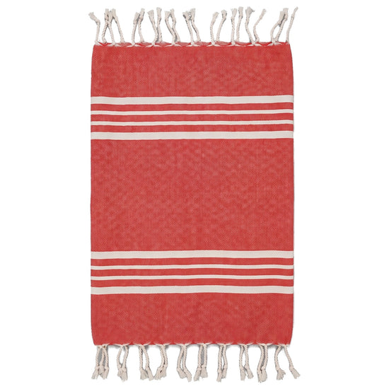 gastendoek Krem Sultan red - vrijstaand