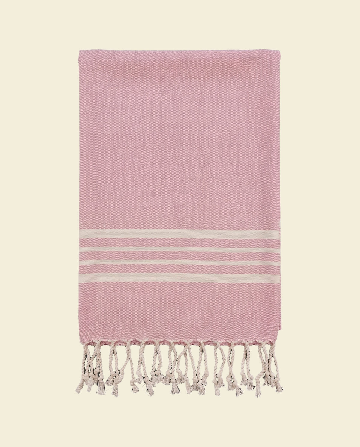 gastendoek Krem Sultan rose pink - op kleur