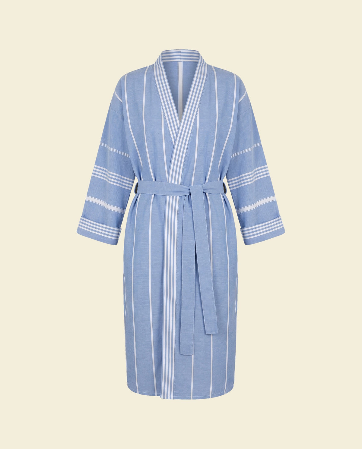 hamam badjas blauw - op kleur