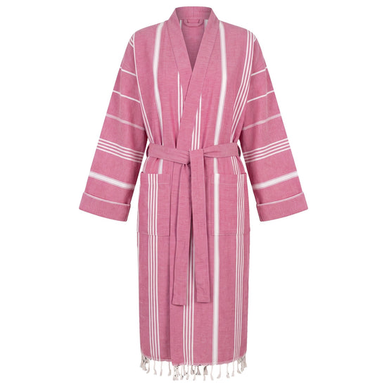 hamam badjas cerise - vrijstaand