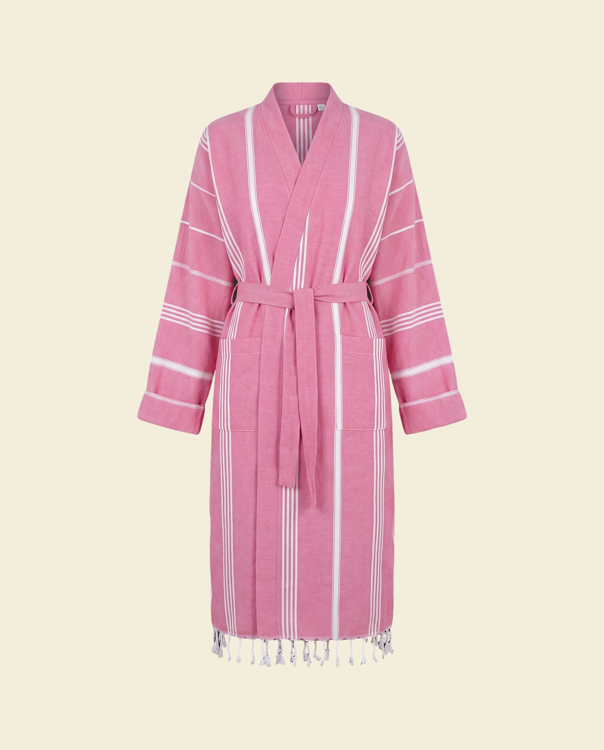 hamam badjas fuchsia - op kleur