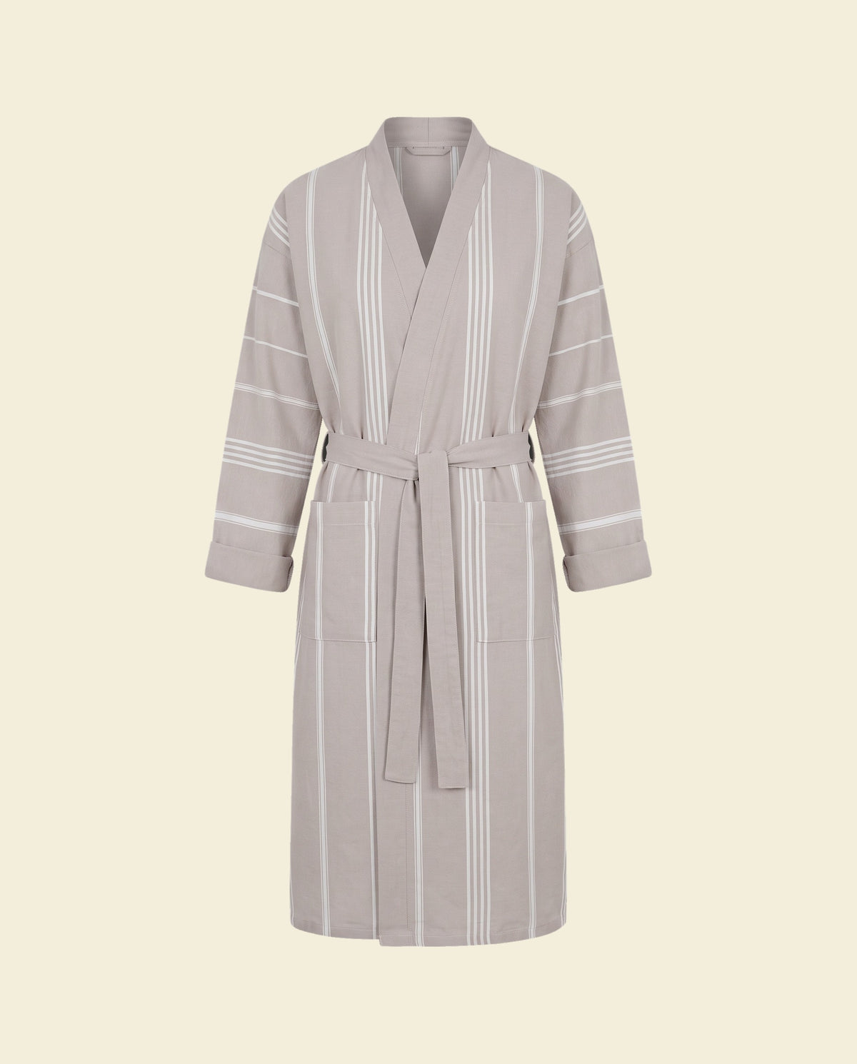 hamam badjas grijsbeige - op kleur