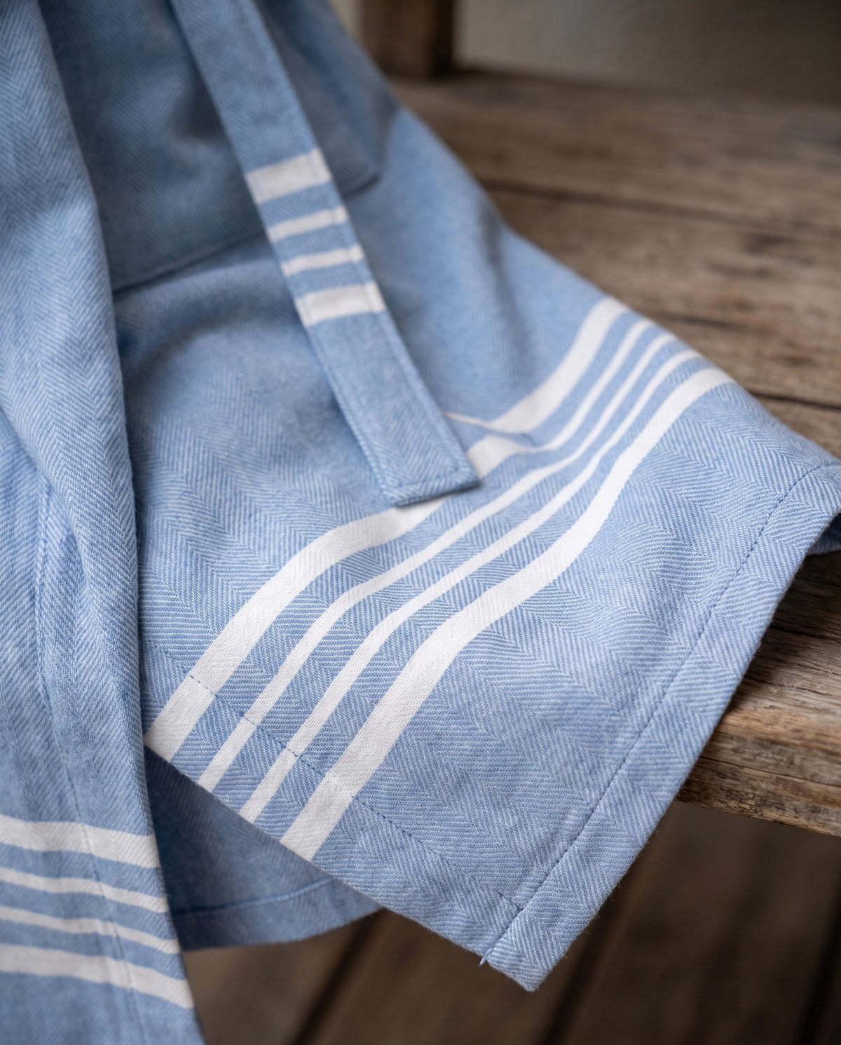 hamam badjas Krem Sultan air blue - detail