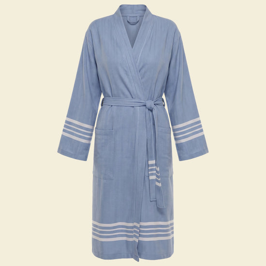 hamam badjas Krem Sultan air blue - op kleur
