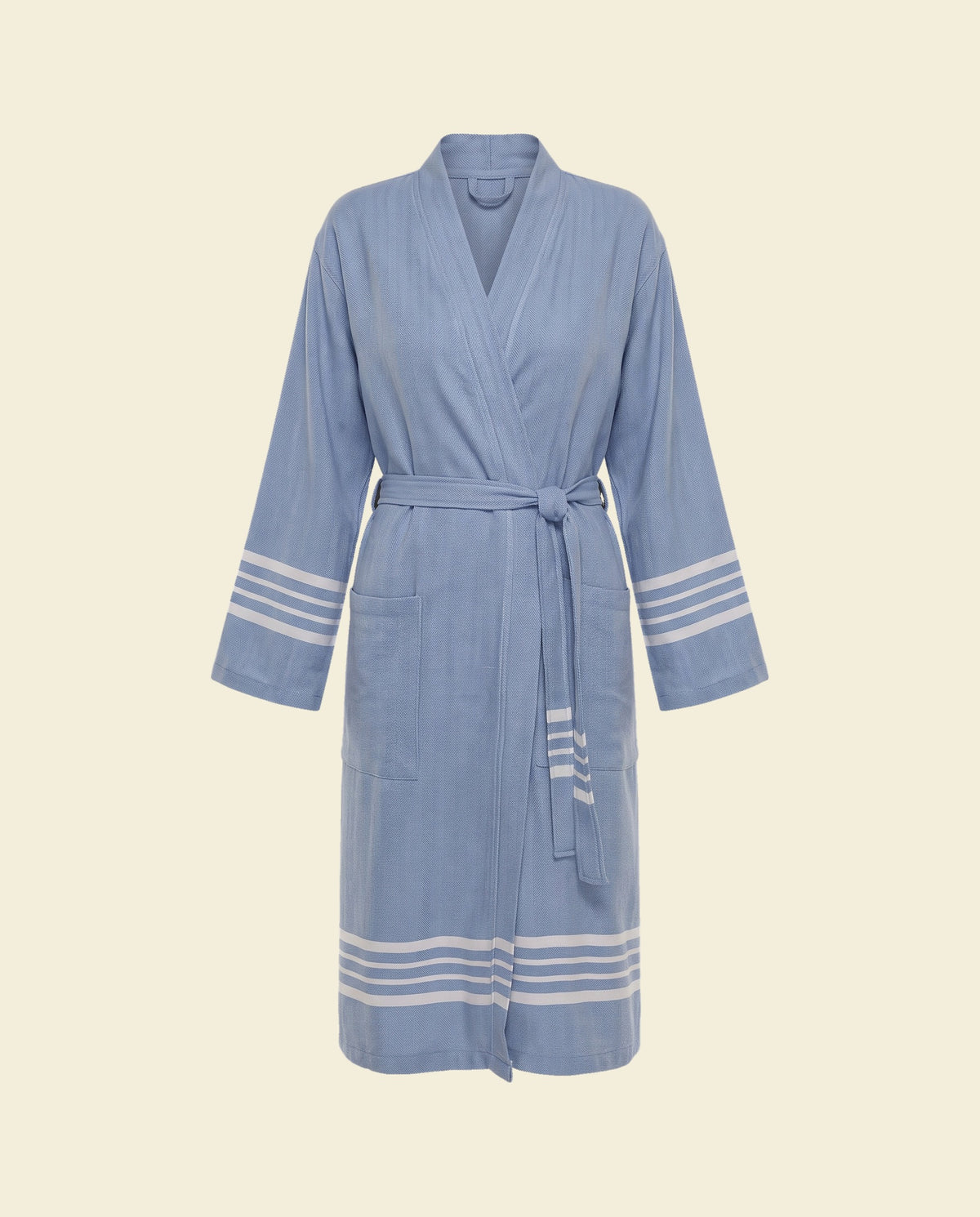 hamam badjas Krem Sultan air blue - op kleur
