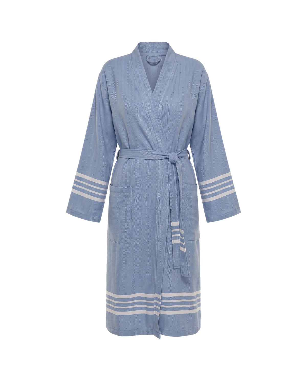 hamam badjas Krem Sultan air blue - vrijstaand