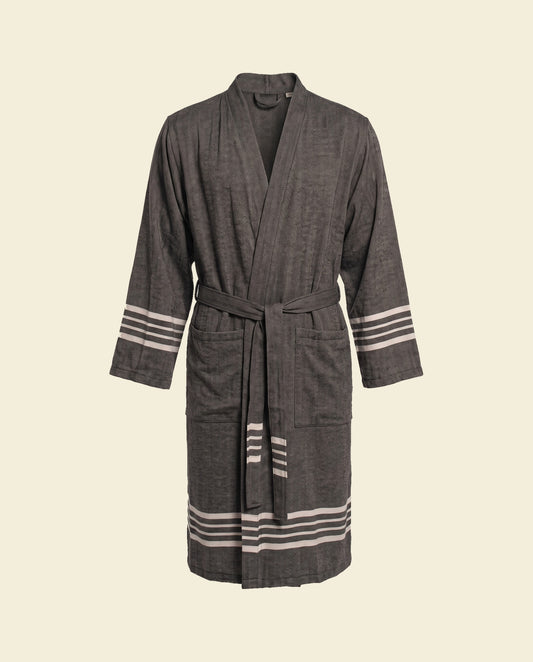 hamam badjas Krem Sultan black - op kleur
