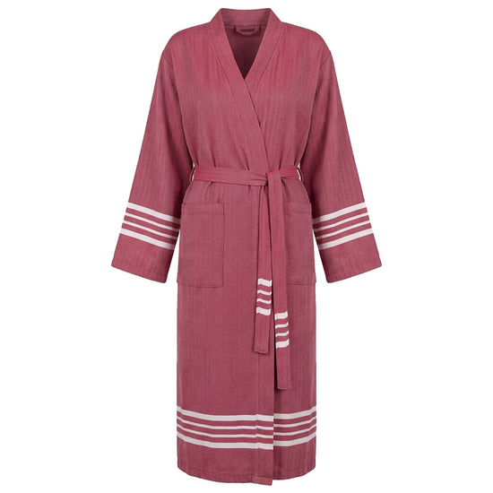 hamam badjas Krem Sultan bordeaux - vrijstaand