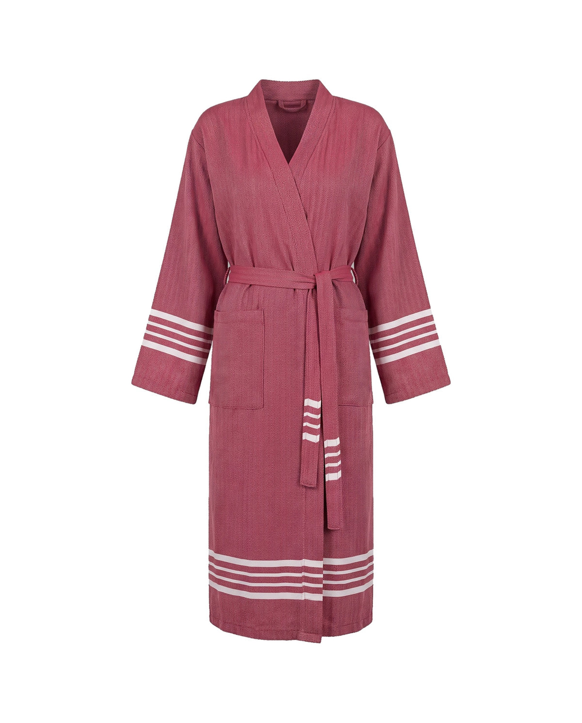 hamam badjas Krem Sultan bordeaux - vrijstaand