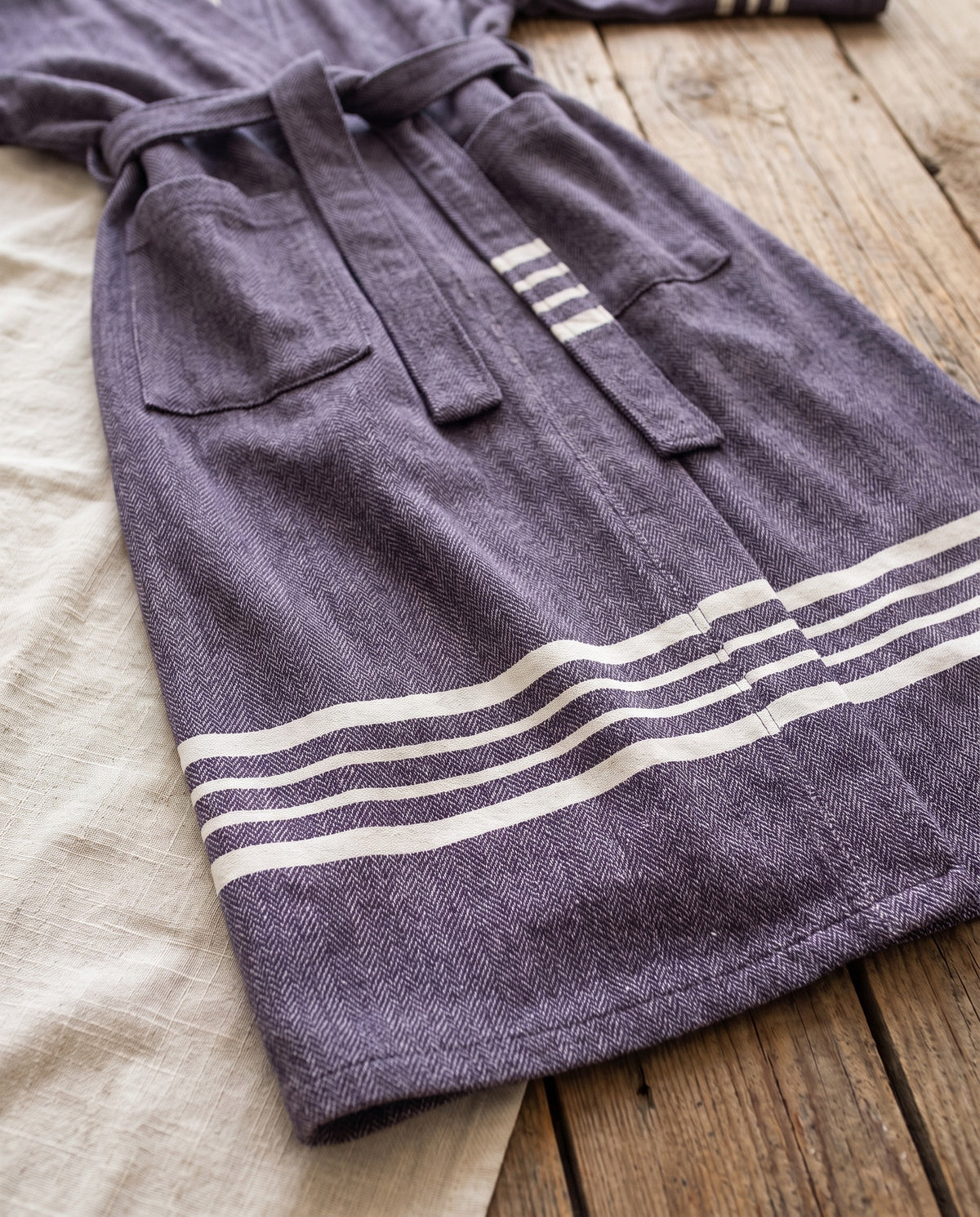 hamam badjas Krem Sultan dark purple - detail