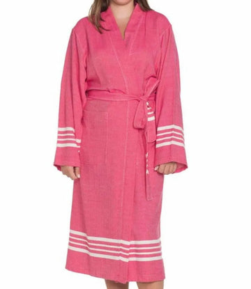 hamam badjas Krem Sultan fuchsia