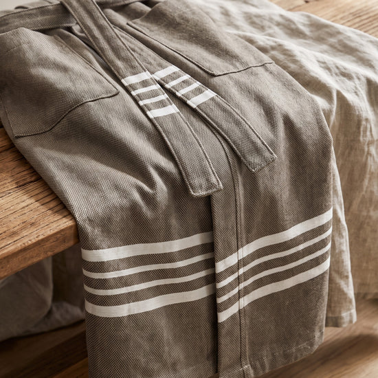 hamam badjas Krem Sultan khaki - detail