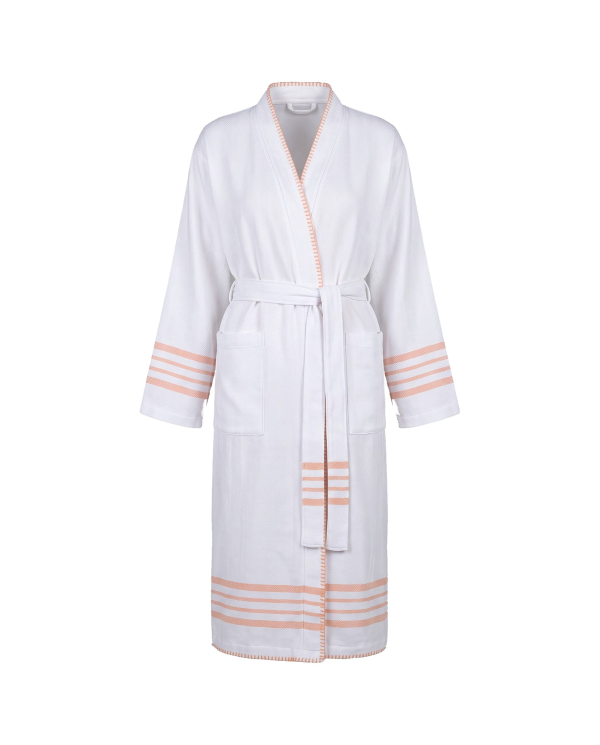 hamam badjas Krem Sultan kimono white melon - vrijstaand
