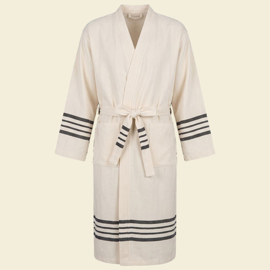 hamam badjas Krem Sultan natural black - op kleur