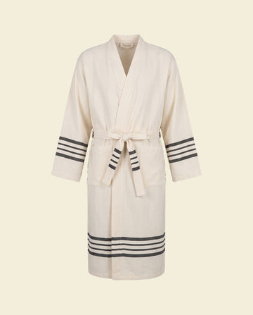 hamam badjas Krem Sultan natural black - op kleur