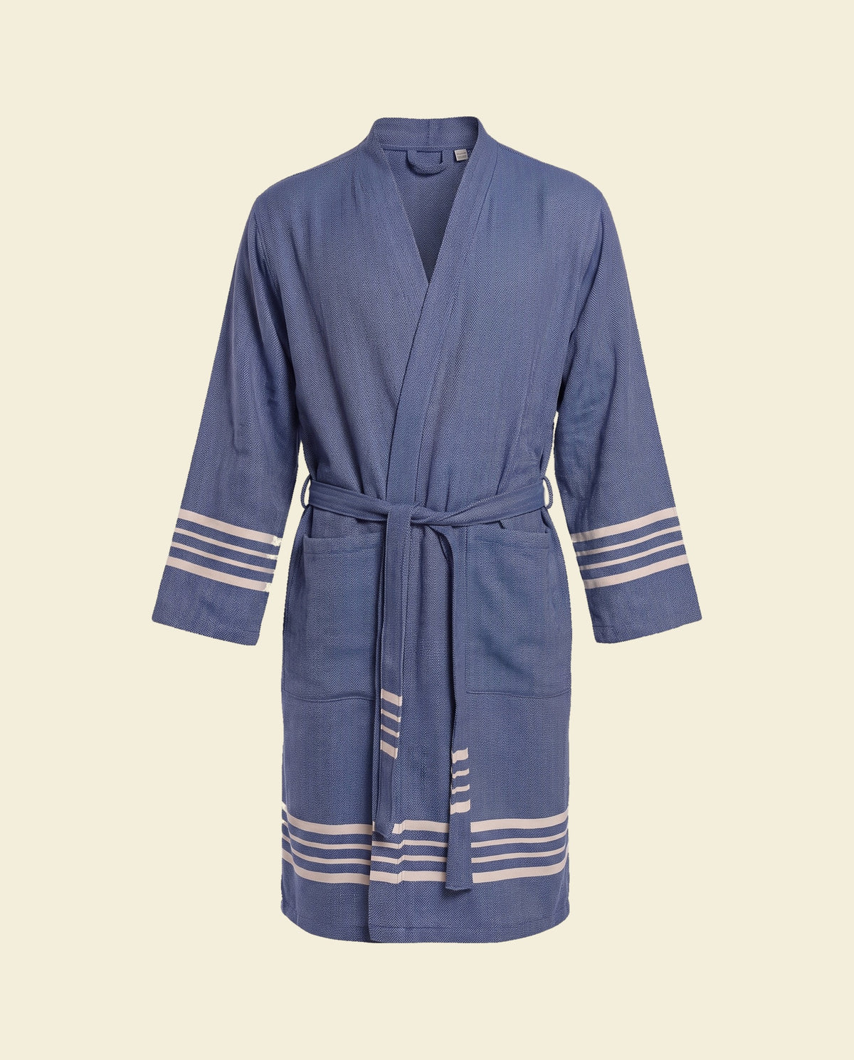 hamam badjas Krem Sultan navy - op kleur