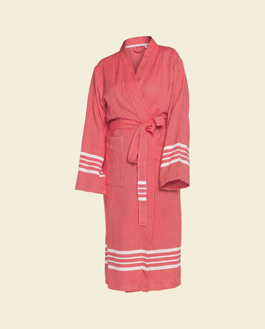 hamam badjas Krem Sultan red - op kleur