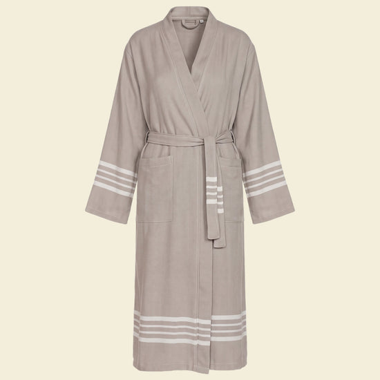 hamam badjas Krem Sultan taupe - op kleur