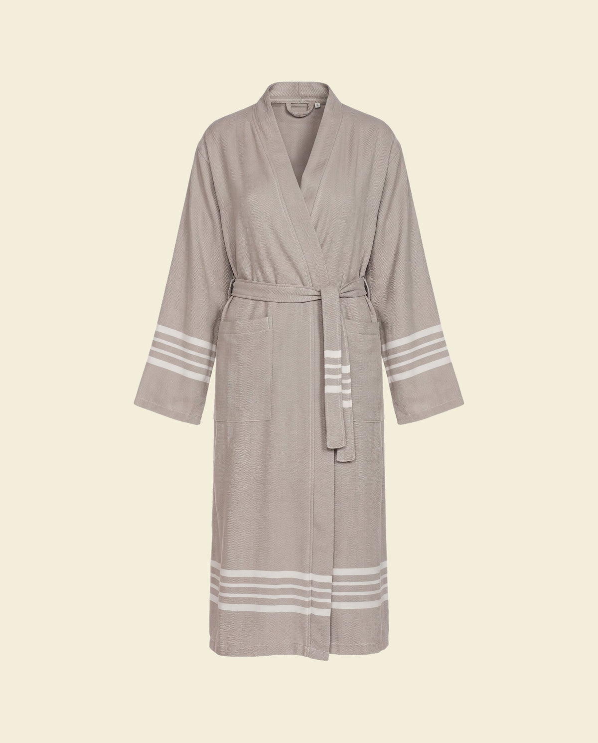 hamam badjas Krem Sultan taupe - op kleur