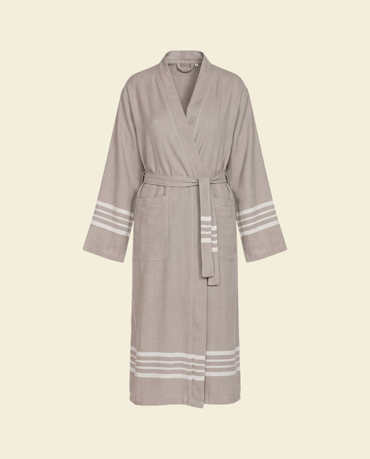 hamam badjas Krem Sultan taupe - op kleur