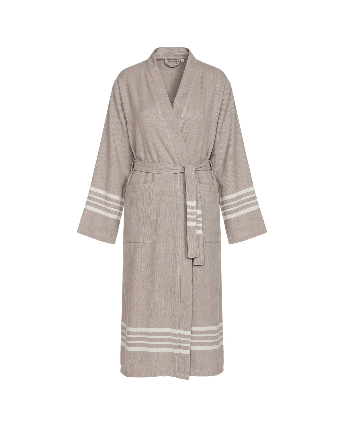 hamam badjas Krem Sultan taupe - vrijstaand