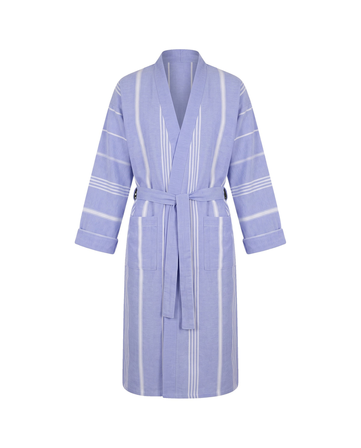 hamam badjas lavendelblauw - vrijstaand