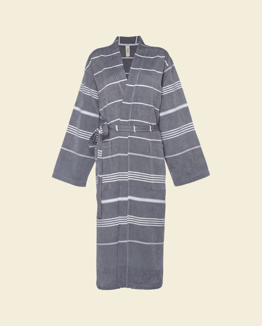 hamam badjas Leyla navy - op kleur