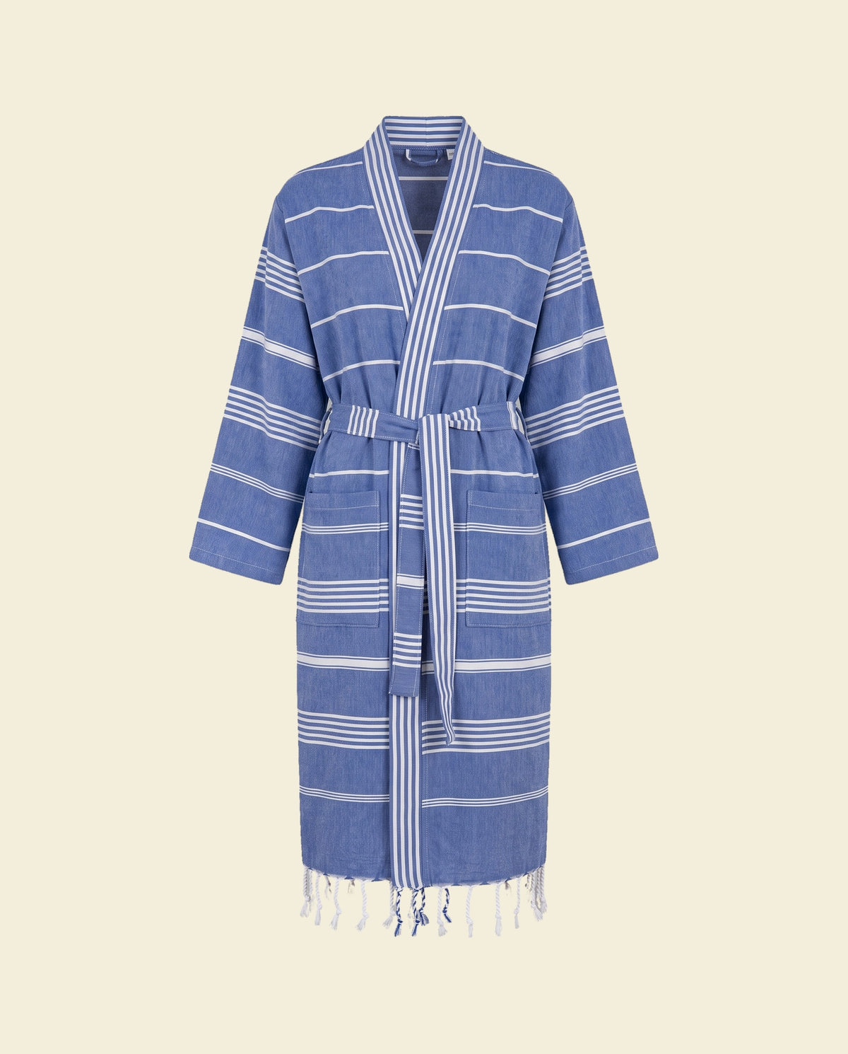 hamam badjas Leyla royal blue - op kleur