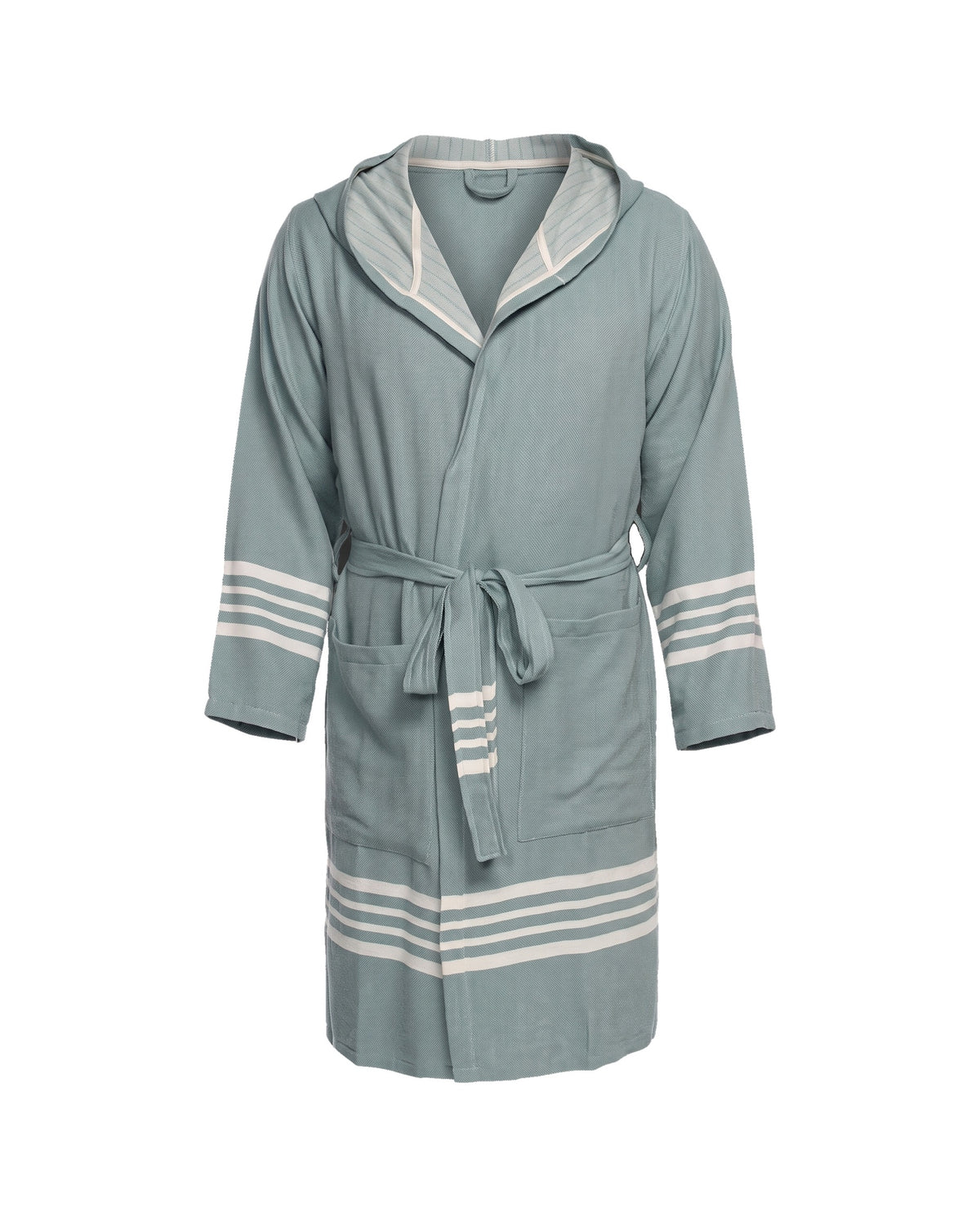 hamam badjas Sun almond green - vrijstaand