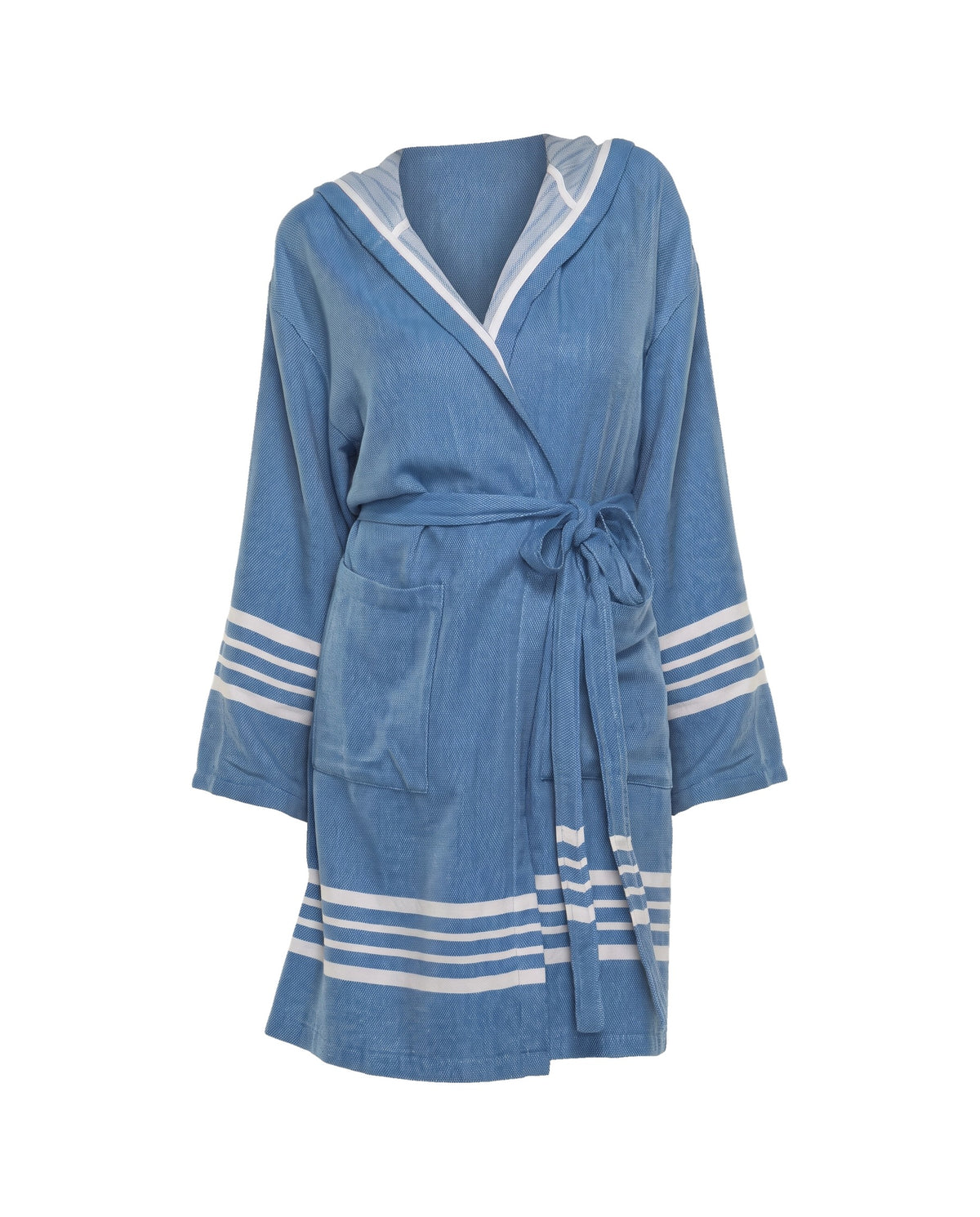 hamam badjas Sun blue - vrijstaand
