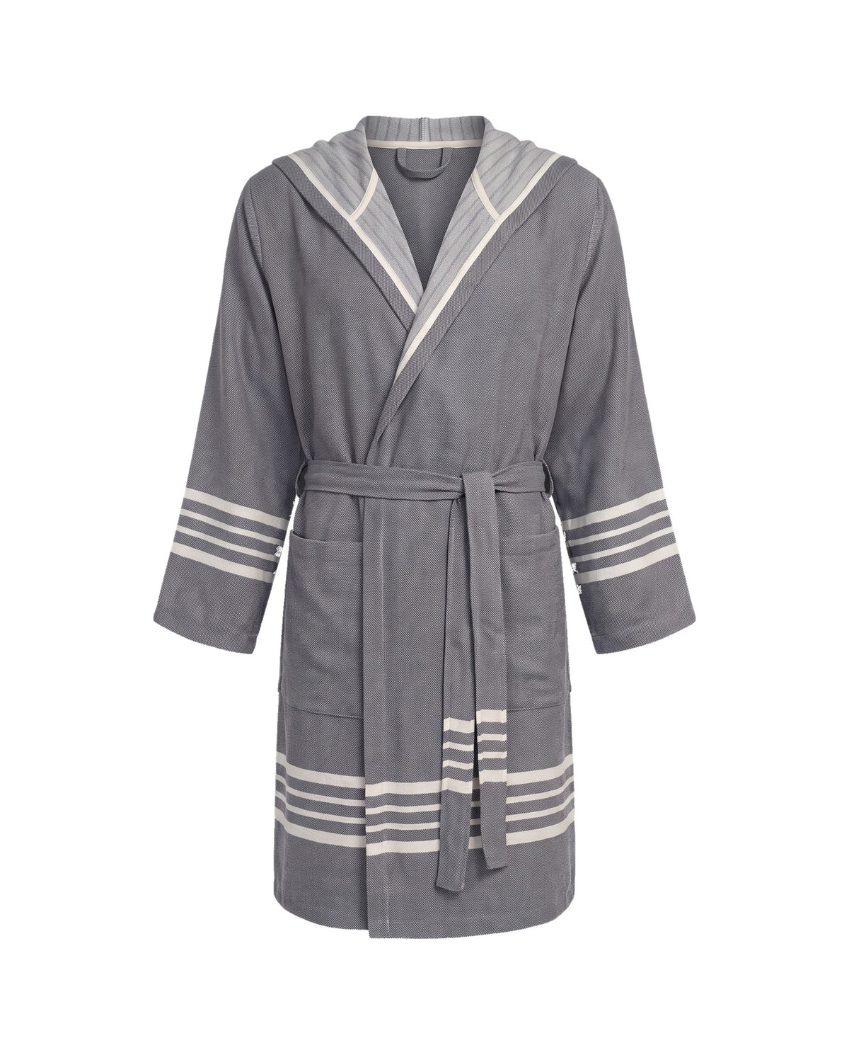 hamam badjas Sun dark grey - vrijstaand