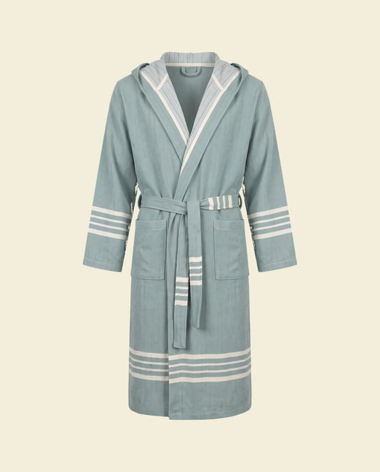 hamam badjas Sun heren almond green - op kleur