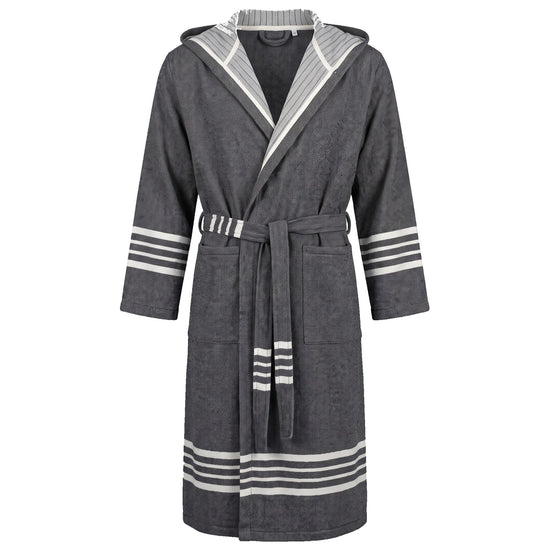 hamam badjas Sun heren black - vrijstaand