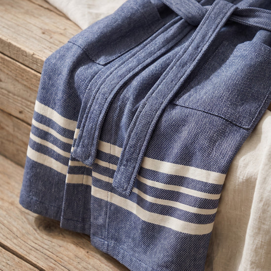 hamam badjas Sun heren navy - detail