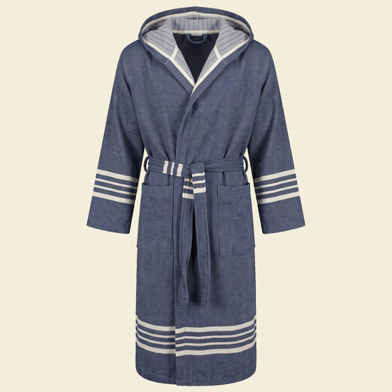hamam badjas Sun heren navy - op kleur