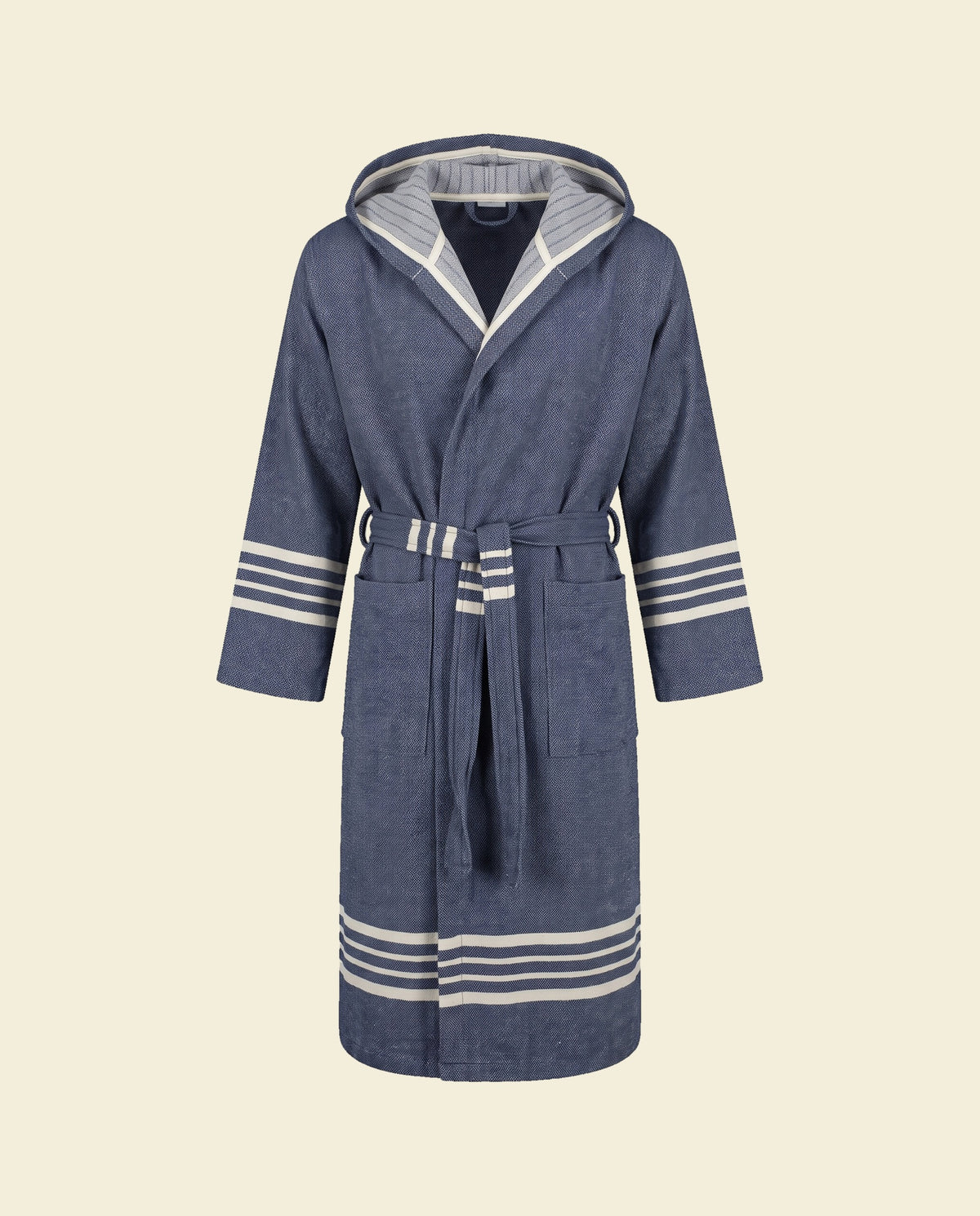 hamam badjas Sun heren navy - op kleur
