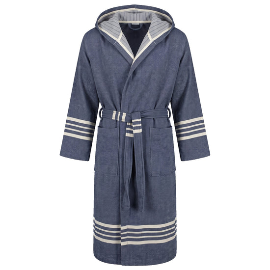 hamam badjas Sun heren navy - vrijstaand