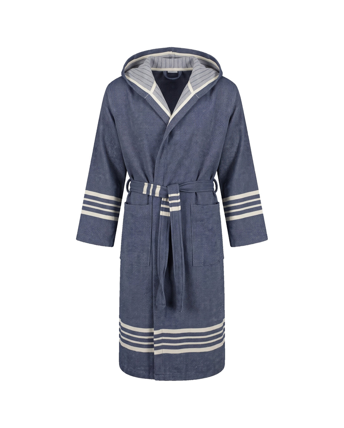 hamam badjas Sun heren navy - vrijstaand