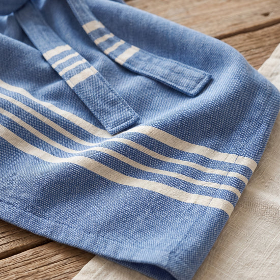 hamam badjas Sun heren royal blue - detail