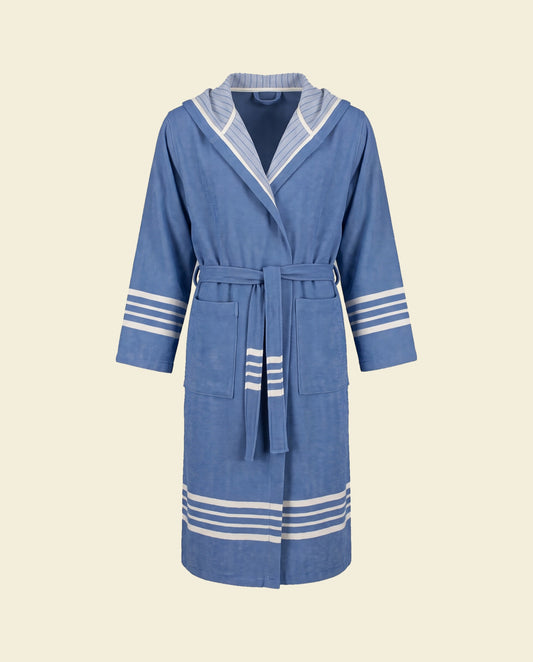 hamam badjas Sun heren royal blue - op kleur