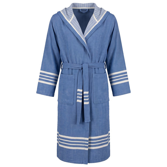 hamam badjas Sun heren royal blue - vrijstaand