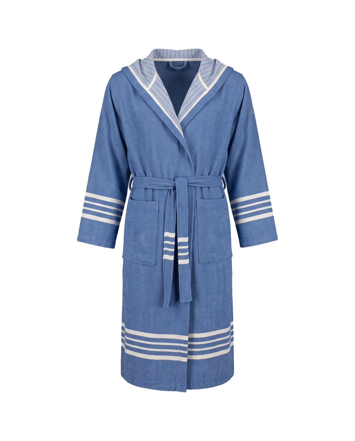 hamam badjas Sun heren royal blue - vrijstaand