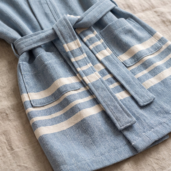 hamam badjas Sun kids air blue - detail